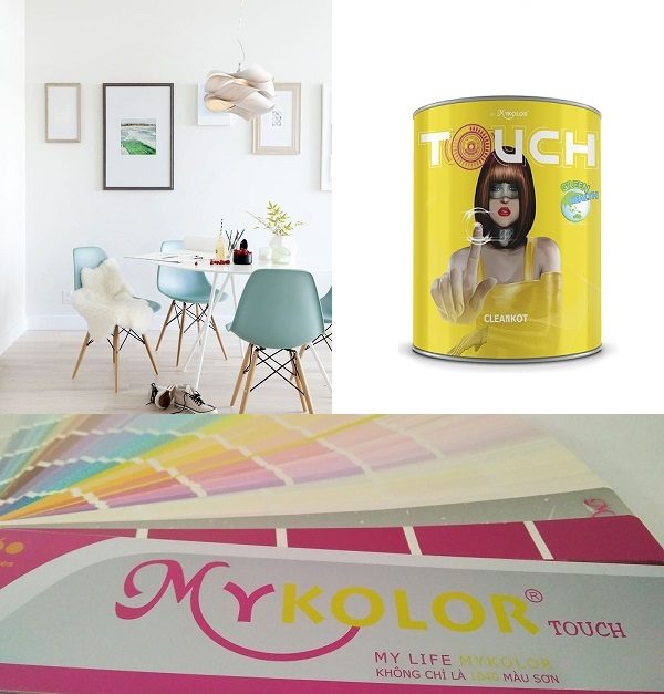 Sơn Mykolor Touch là loại sơn hiện đại và thông minh nhất của Mykolor, giúp bảo vệ được không gian sống của bạn khỏi các tác nhân bên ngoài như ánh nắng, nước và sự trầy xước.