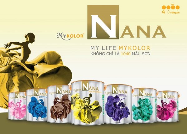 Sơn Mykolor Nana với công thức đặc biệt giúp tăng khả năng chống bám bẩn và dễ dàng vệ sinh. Sơn Mykolor Nana được sản xuất từ nguyên liệu cao cấp, mang lại cho không gian sống của bạn vẻ ngoài mới mẻ và rực rỡ.