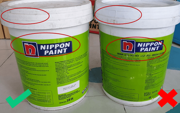 Sơn Nippon, giả, chính hãng: Đừng để bị lừa bởi những sản phẩm sơn giả mạo tràn lan trên thị trường. Hãy đảm bảo rằng bạn sử dụng sơn Nippon chính hãng để có được chất lượng tốt nhất cho công trình của bạn. Hãy xem ảnh được liên kết để tìm hiểu thêm.
