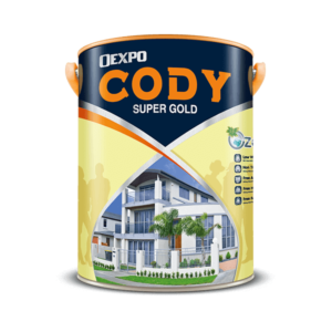 Sơn ngoại thất bề mặt bóng mờ Oexpo Cody Super Gold