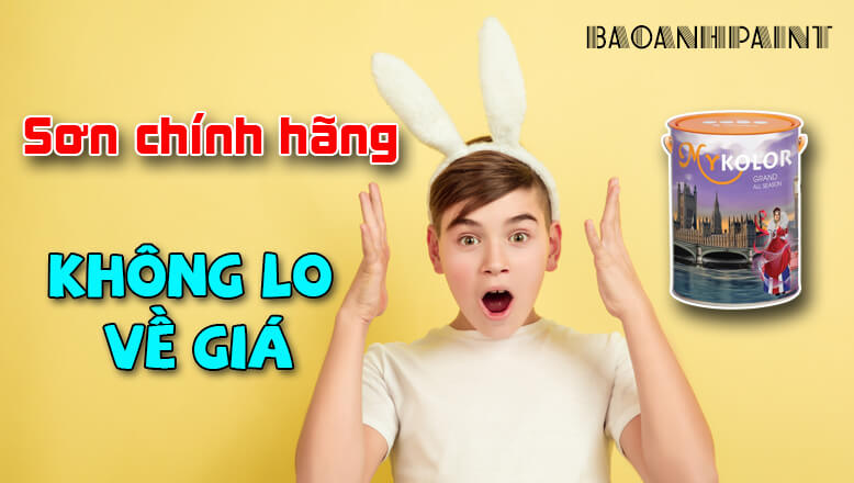 sơn chính hãng không lo về giá