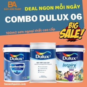 Combo Dulux 06 | Sơn ngoại thất Dulux Giá Rẻ Nhất | Đại Lý Sơn Dulux