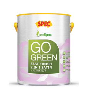 Sơn nội thất Spec Go Green Fast Finish 2in1 Satin For Interior | Sơn Spec