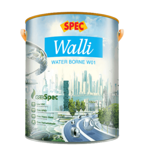 Sơn chống thấm pha màu Spec Walli Water Borne W01 | Sơn Spec HCM