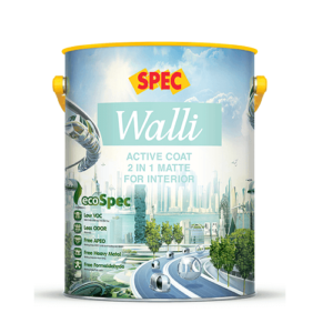 Sơn nội thất Spec Walli Active Coat 2in1 Matte For Interior | Spec TPHCM