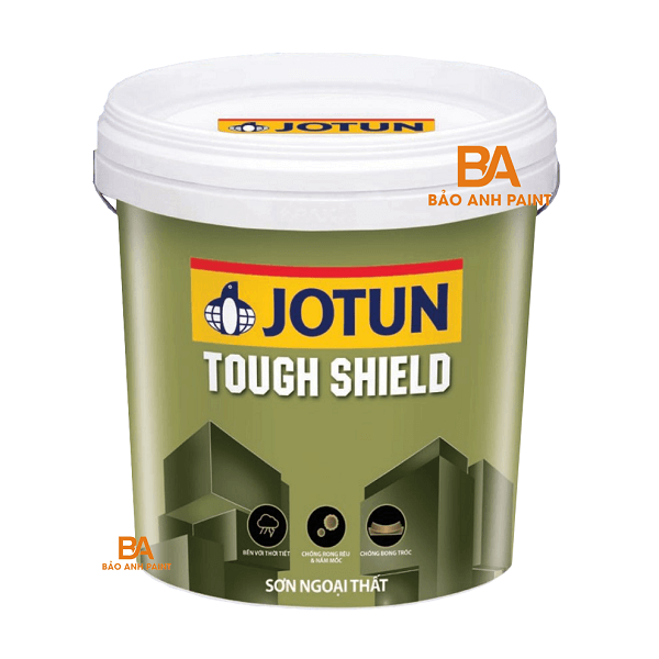 Sơn ngoại thất Jotun Tough Shield là sản phẩm hiệu quả kinh tế cao giúp bạn tiết kiệm chi phí và đảm bảo độ bền của sản phẩm sơn trong thời gian dài. Với khả năng chống chịu và bảo vệ, sản phẩm này là lựa chọn tuyệt vời cho những người yêu thích sự tiện ích và thẩm mỹ.